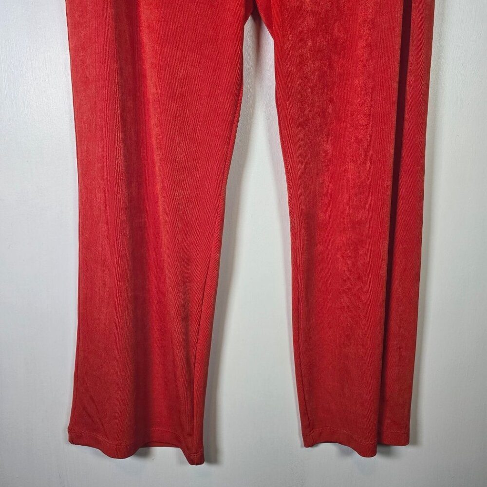 Chicos Travelers No Tummy Slinky Red Pants, NWT, Sz 3P, Sz 16P/18P - Picture 6 of 9